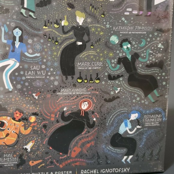 Potter Women in Science Puzzle 500 Pieces Poster Rachel Ignotofsky Scientists - Picture 5 of 9